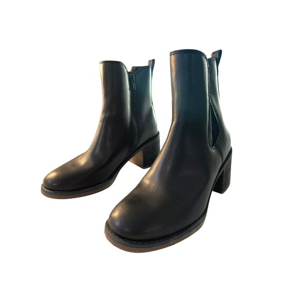 BOC Born Concept Black Finn Ankle Boots Size 6.5 M New - Picture 3 of 7